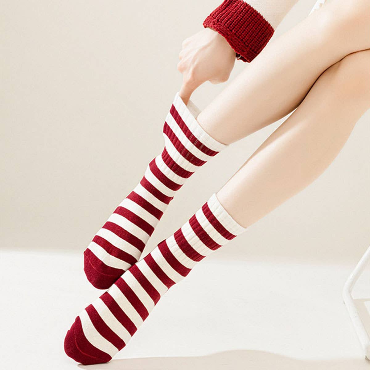 Red Bow Socks