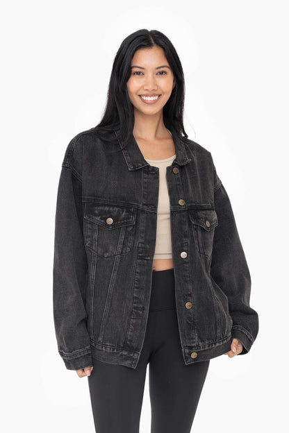 The Nina Boxy-Cut Denim Jacket