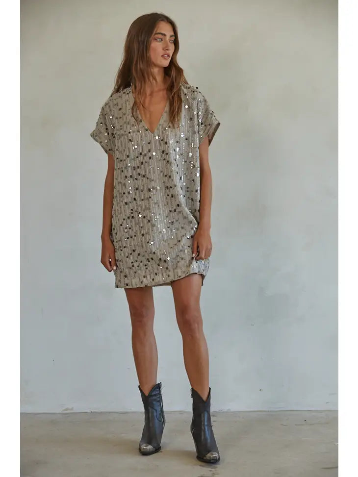 The Donna Sequin Dress