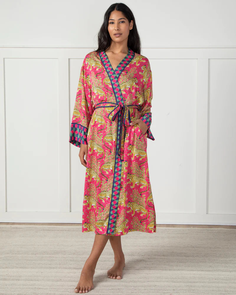 Printfresh Satin Robe