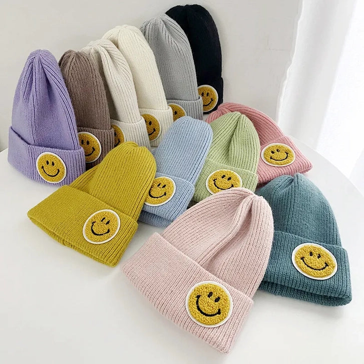 Smiley Face beanie cap Hat