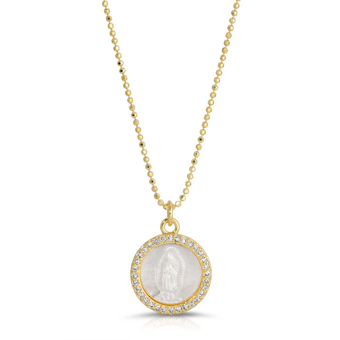 Petite Mother Mary Necklace