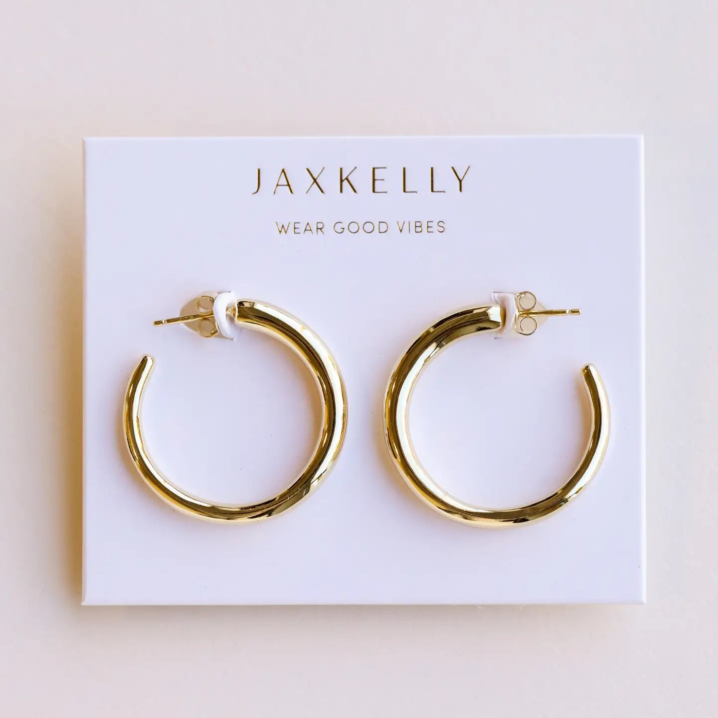 JaxKelly -  Gold Hoop - Medium