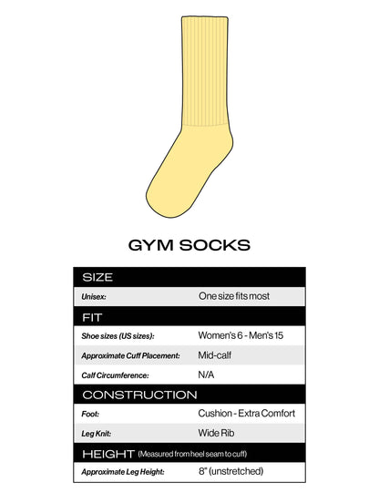 I ❤️ Cheese Gym Crew Socks