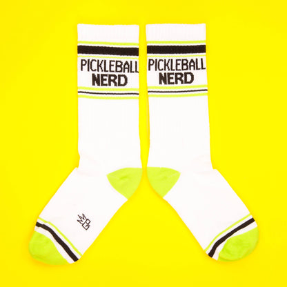 Pickleball Nerd Gym Crew Socks