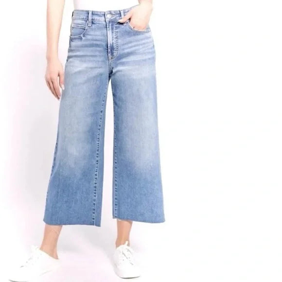 High-Rise Wide Leg Crop Jean